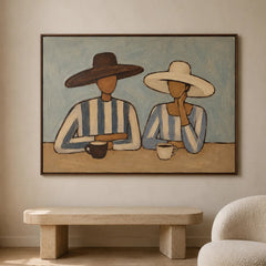 Vintage Americana Art｜A Quiet Afternoon Together