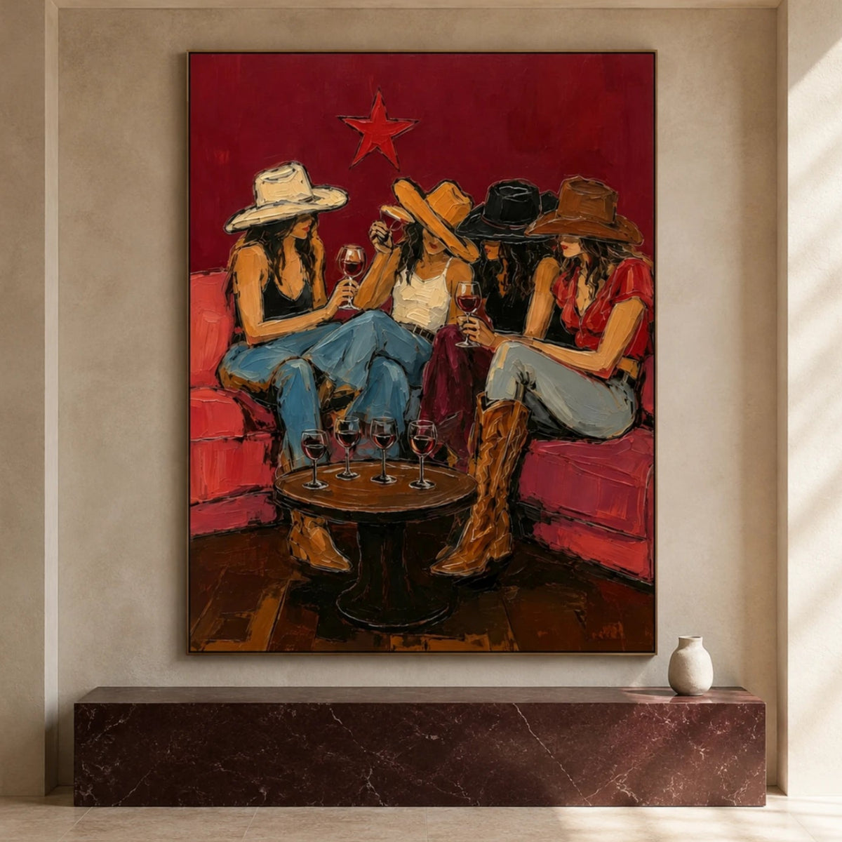 Western Pop Art｜Red Star Girls’ Toast
