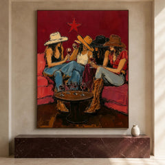 Western Pop Art｜Red Star Girls’ Toast