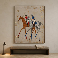 Vintage Americana Art｜Gilded Rivalry