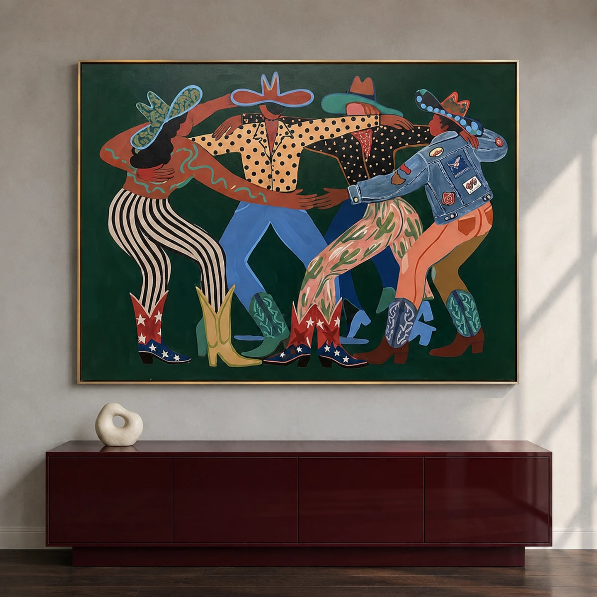 Western Pop Art｜Emerald Square Dance