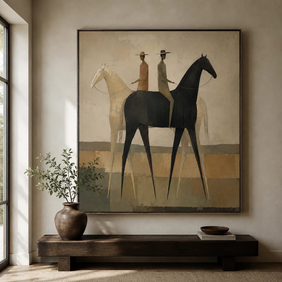 Vintage Americana Art｜Interwoven Trails