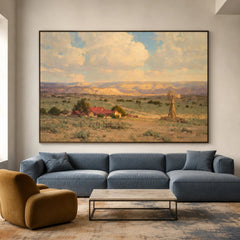 Western Landscape Art｜Desert Ranch Horizon