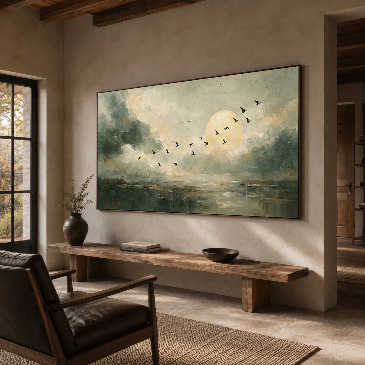 Expressive Contemporary Art｜Moonlit Migration