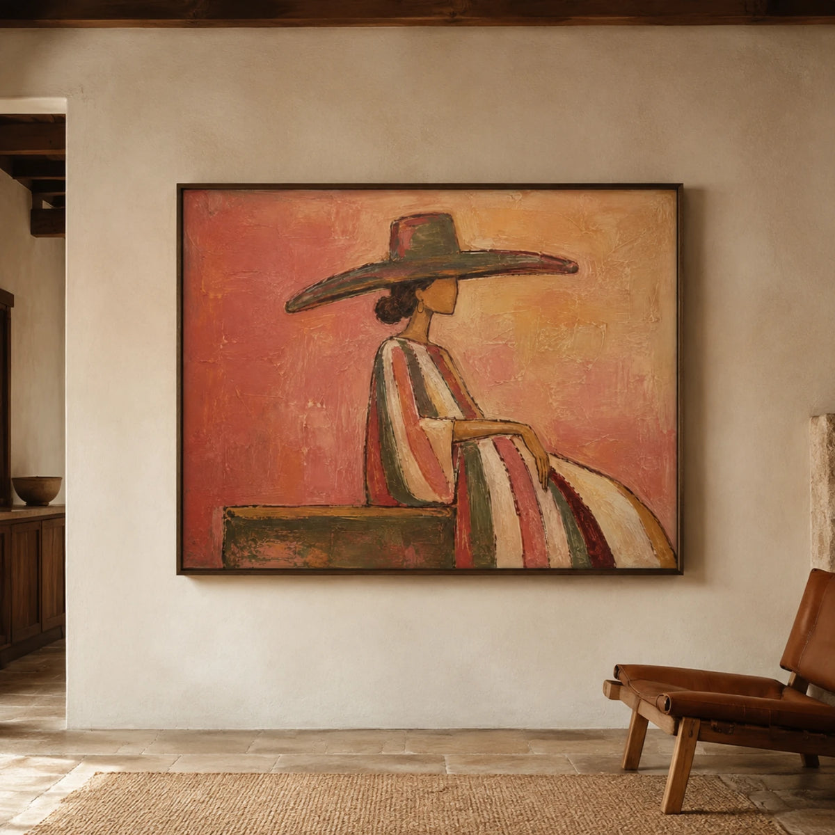 Vintage Americana Art｜Desert Solitude