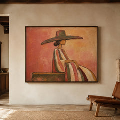 Vintage Americana Art｜Desert Solitude