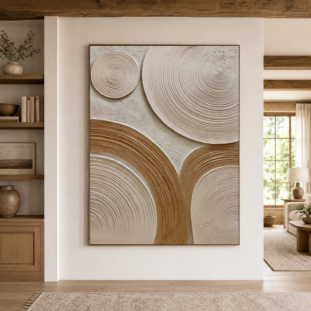 Textured & Impasto Art｜Circular Harmony