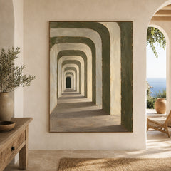 Textured & Impasto Art｜Endless Olive Passage