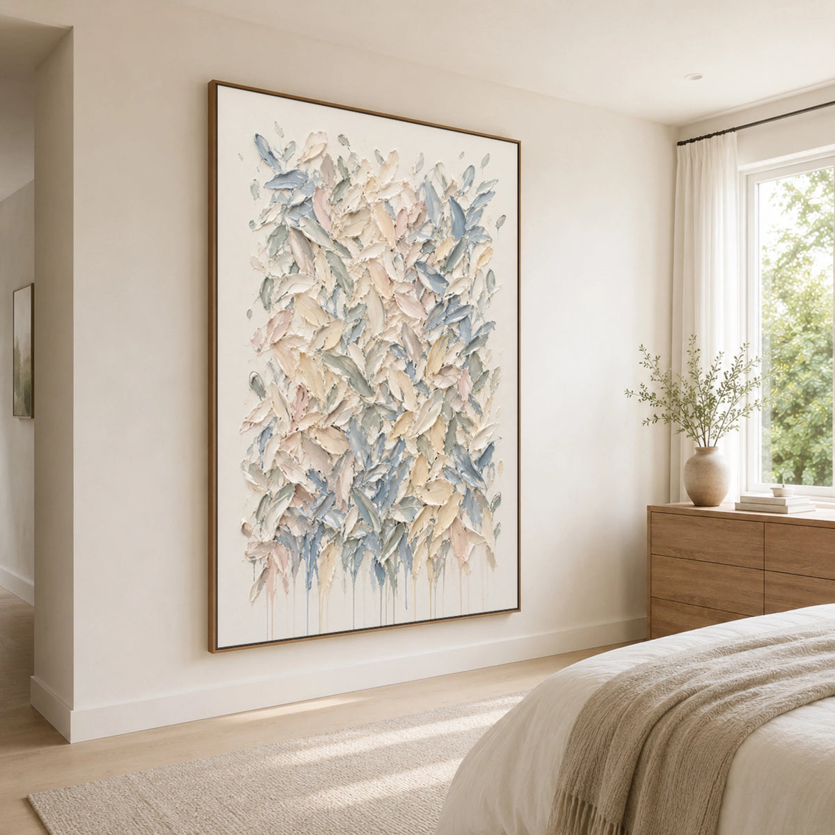 Textured & Impasto Art｜Soft Botanical Layers
