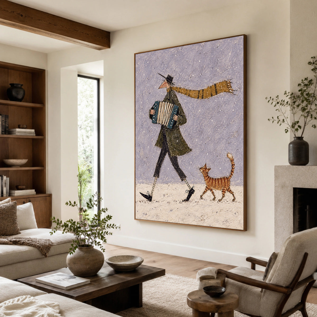 Modern Folk Art | Winter Melody Walk