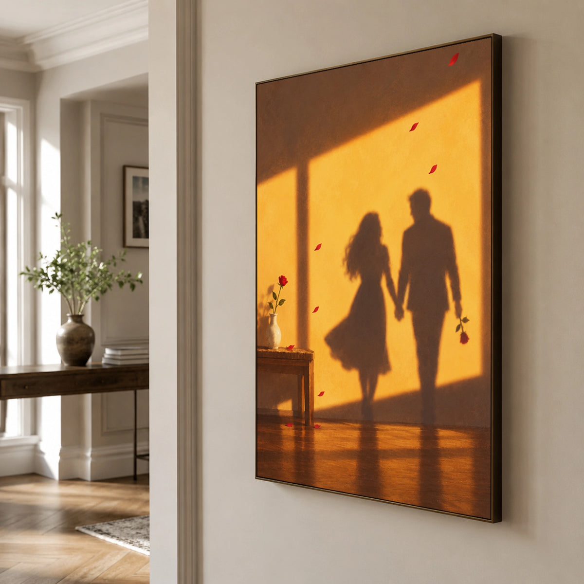 Expressive Contemporary Art｜Golden Hour Lovers