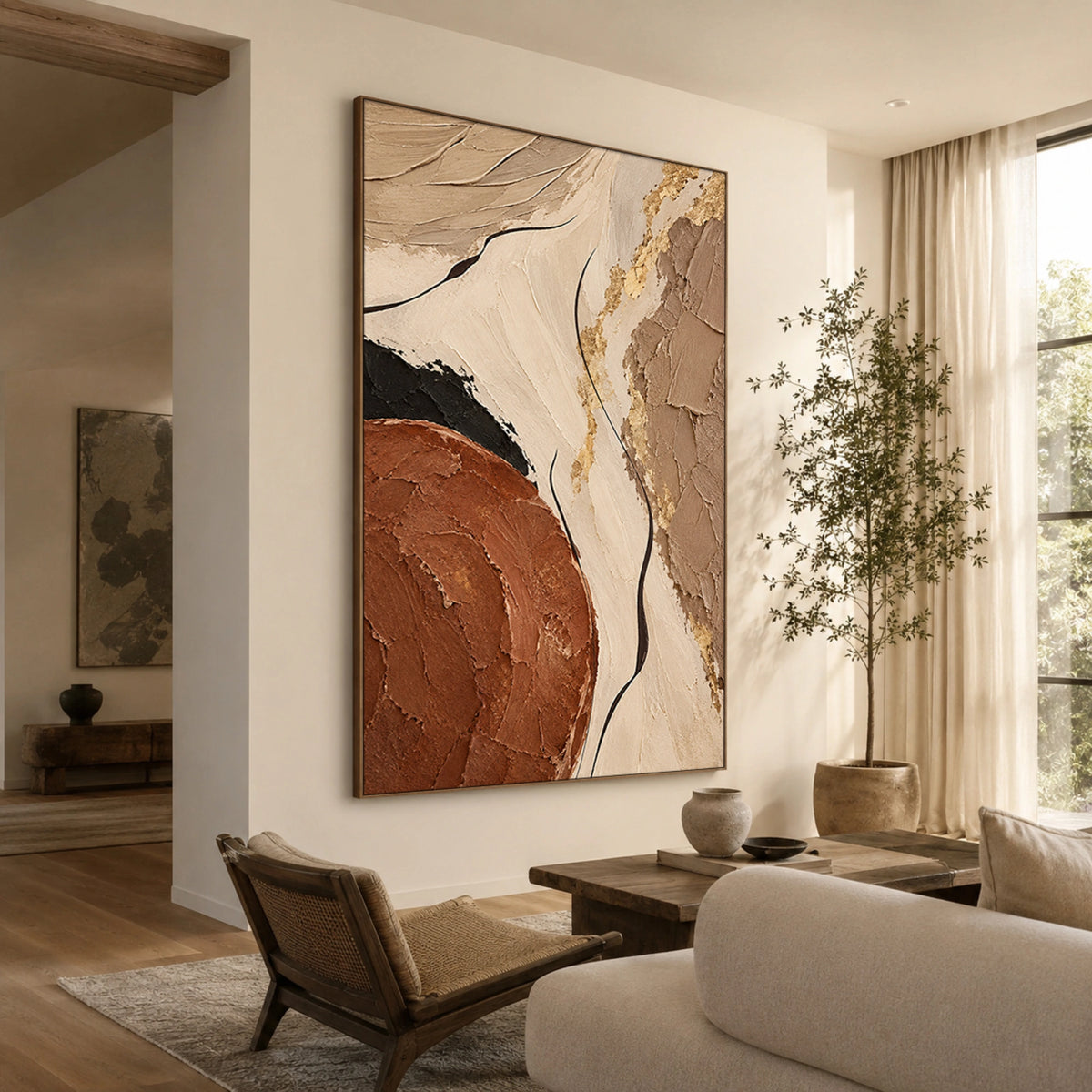 Textured & Impasto Art｜Earth Vein Texture