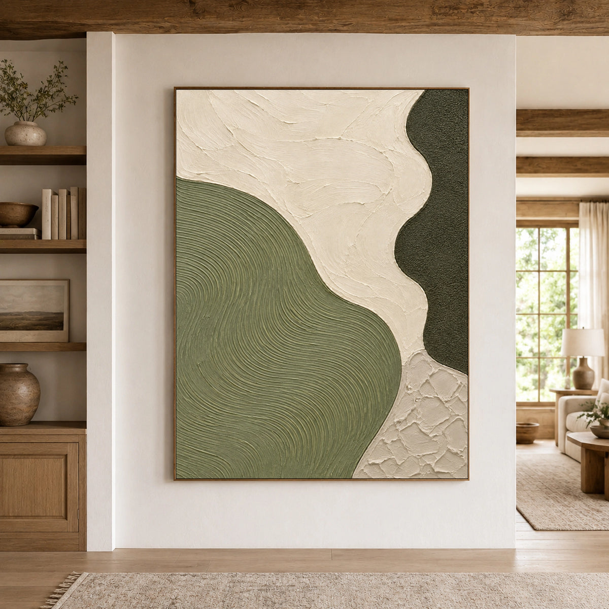 Textured & Impasto Art｜Sage Organic Forms