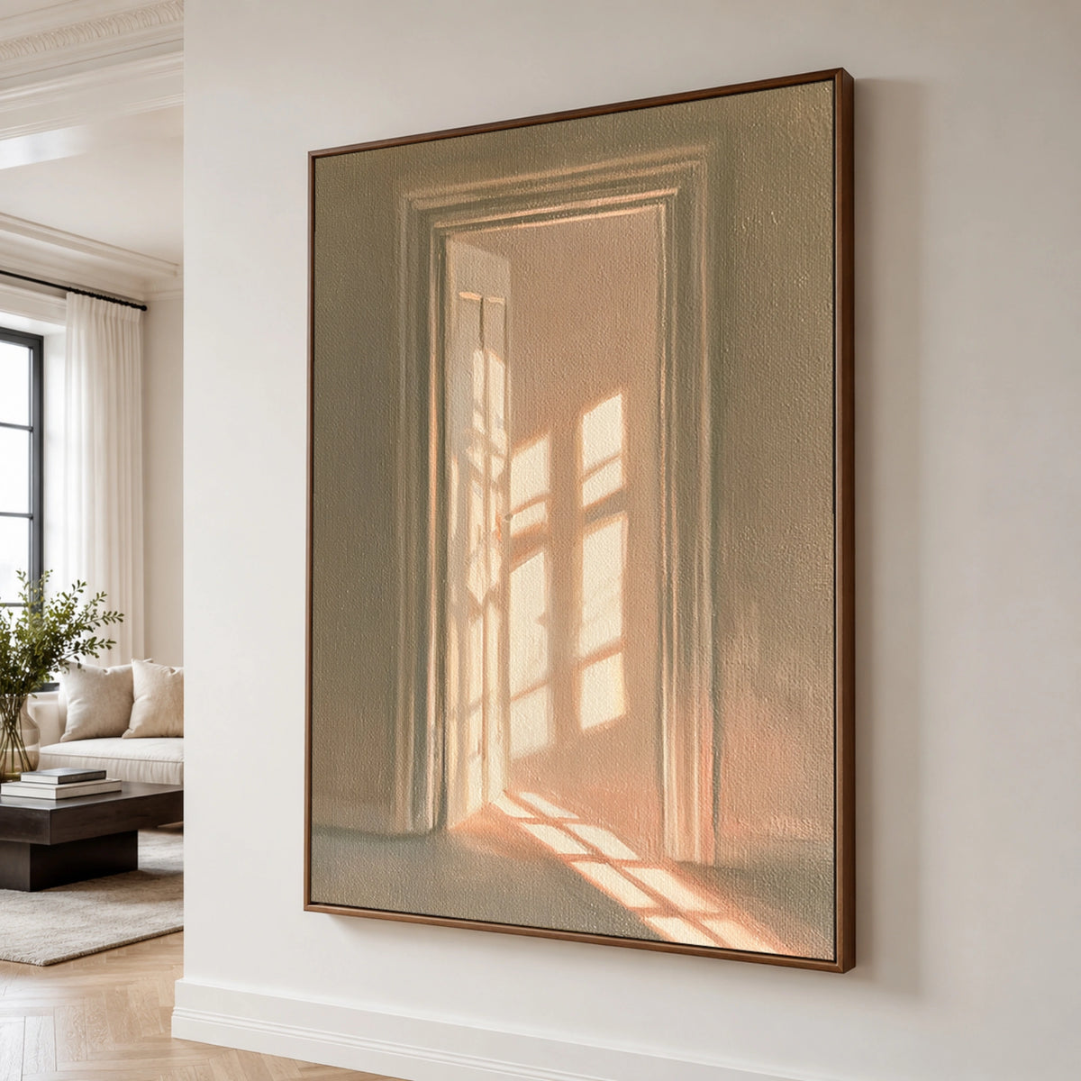 Expressive Contemporary Art｜Soft Morning Doorway