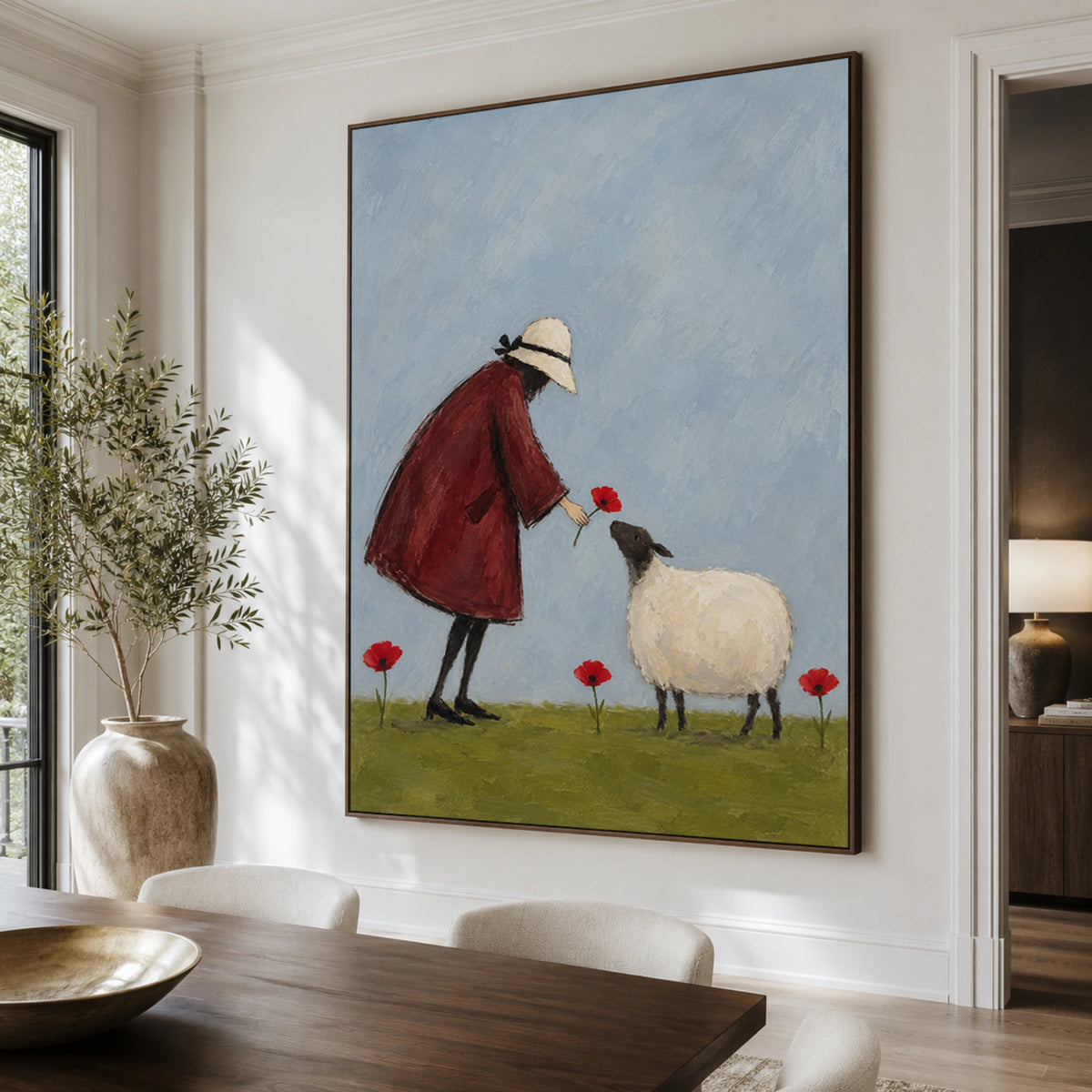 Modern Folk Art | Garden Friend Moment