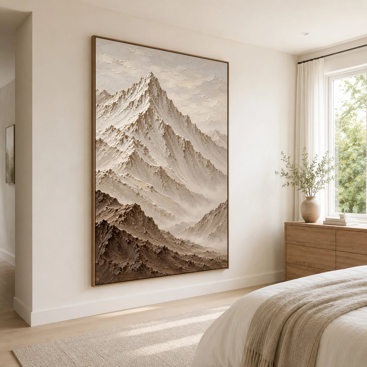 Textured & Impasto Art｜Mountain Mist Layers