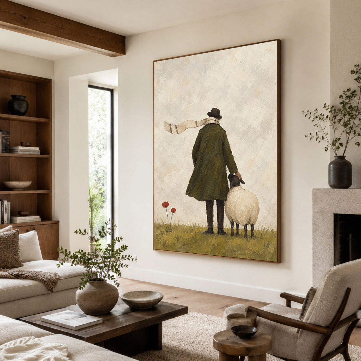 Modern Folk Art | Quiet Winter Companion