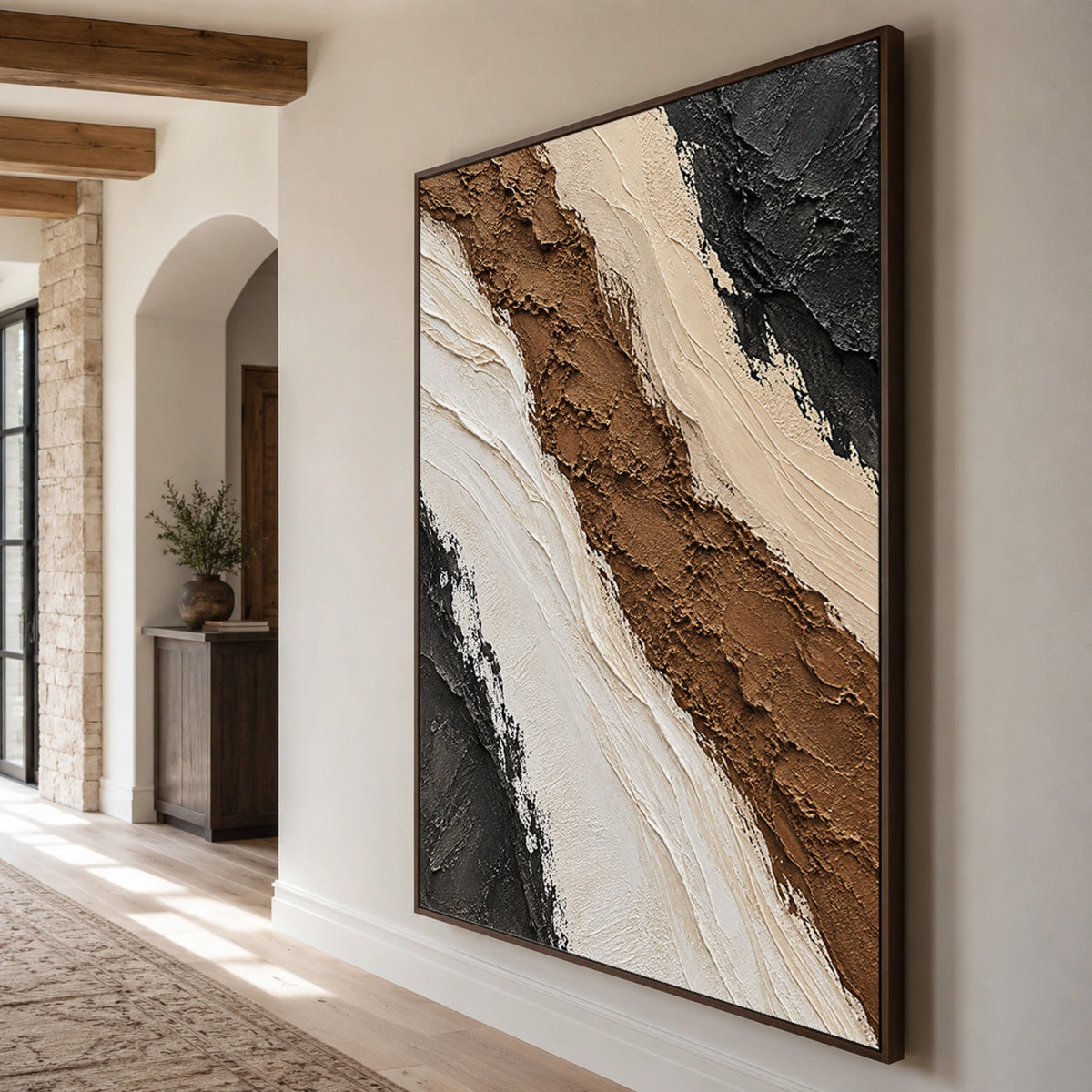 Textured & Impasto Art｜Earth Contrast Layers