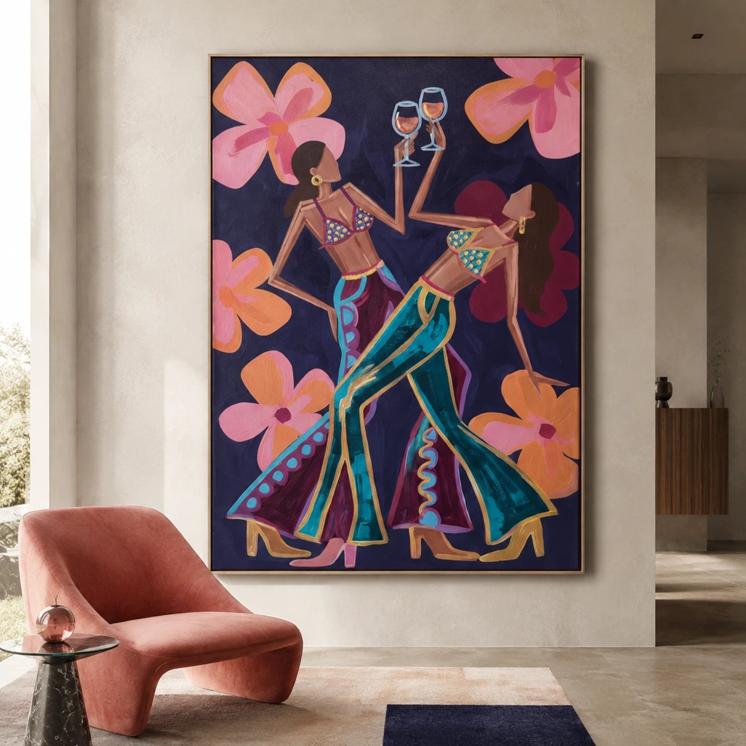 Western Pop Art｜Floral Toast Night – MavrenArt