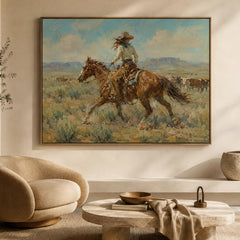 Western Landscapes Art｜Riding Through the Endless Frontier