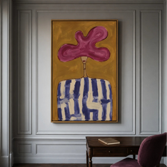 Vintage Americana Art｜Magenta Reverie