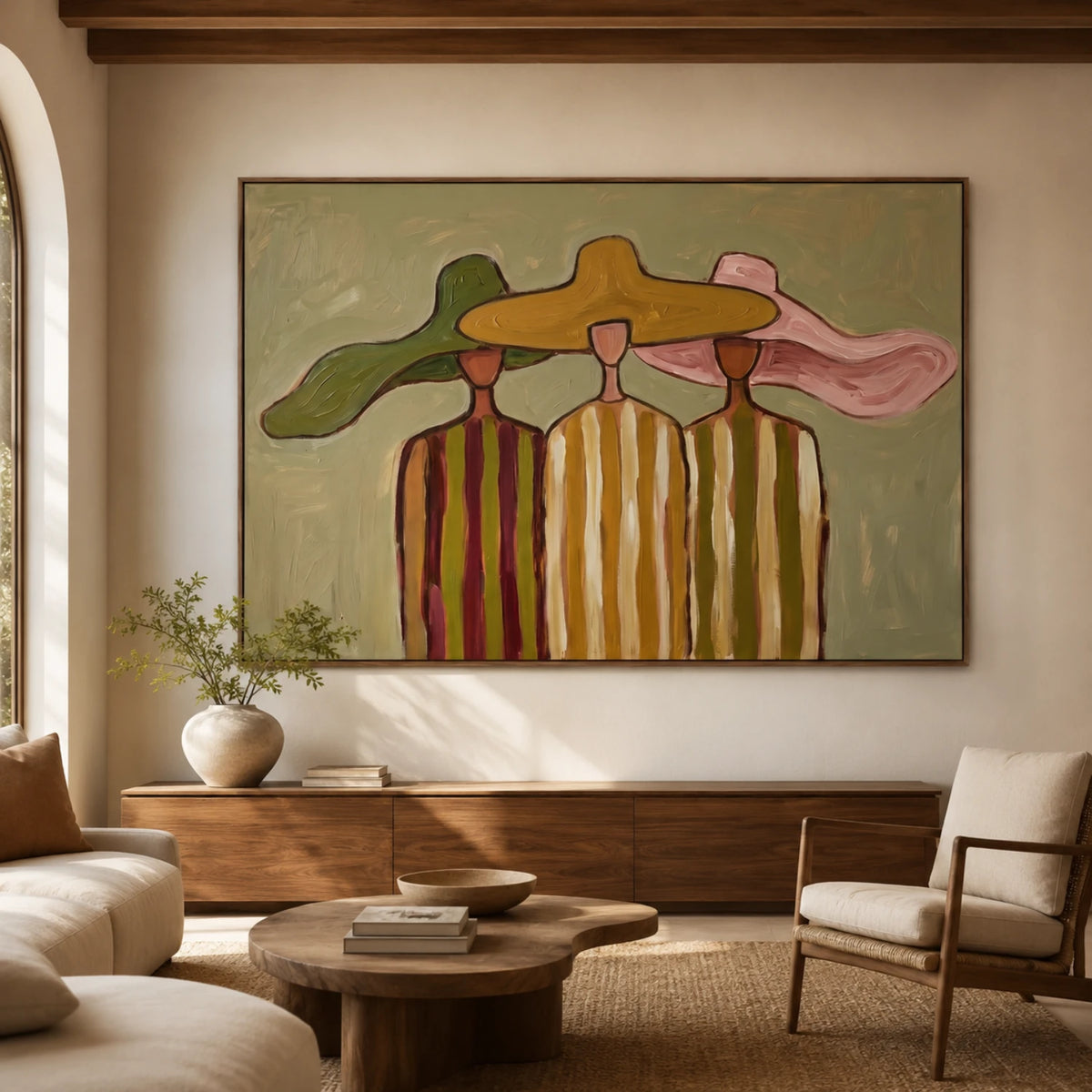 Vintage Americana Art｜Gathered Stillness