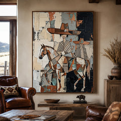 Vintage Americana Art｜Western Mosaic