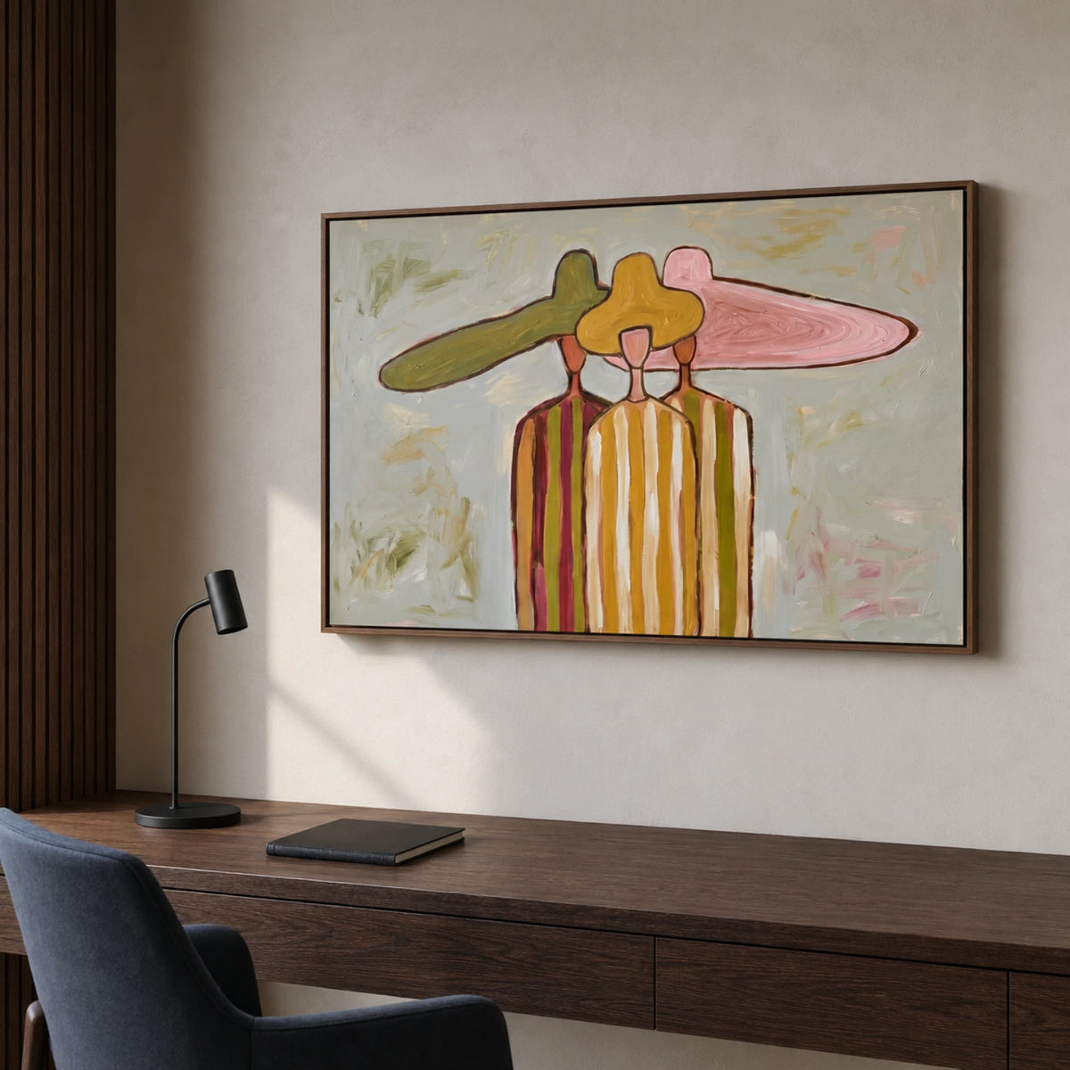 Vintage Americana Art｜Threefold Horizon