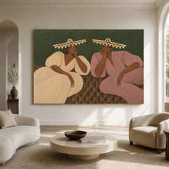 Modern Folk Art｜Twin Souls Under the Moon