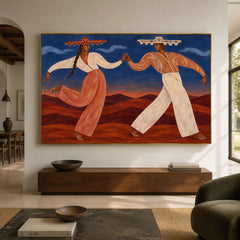 Modern Folk Art｜Dancing Under Desert Skies