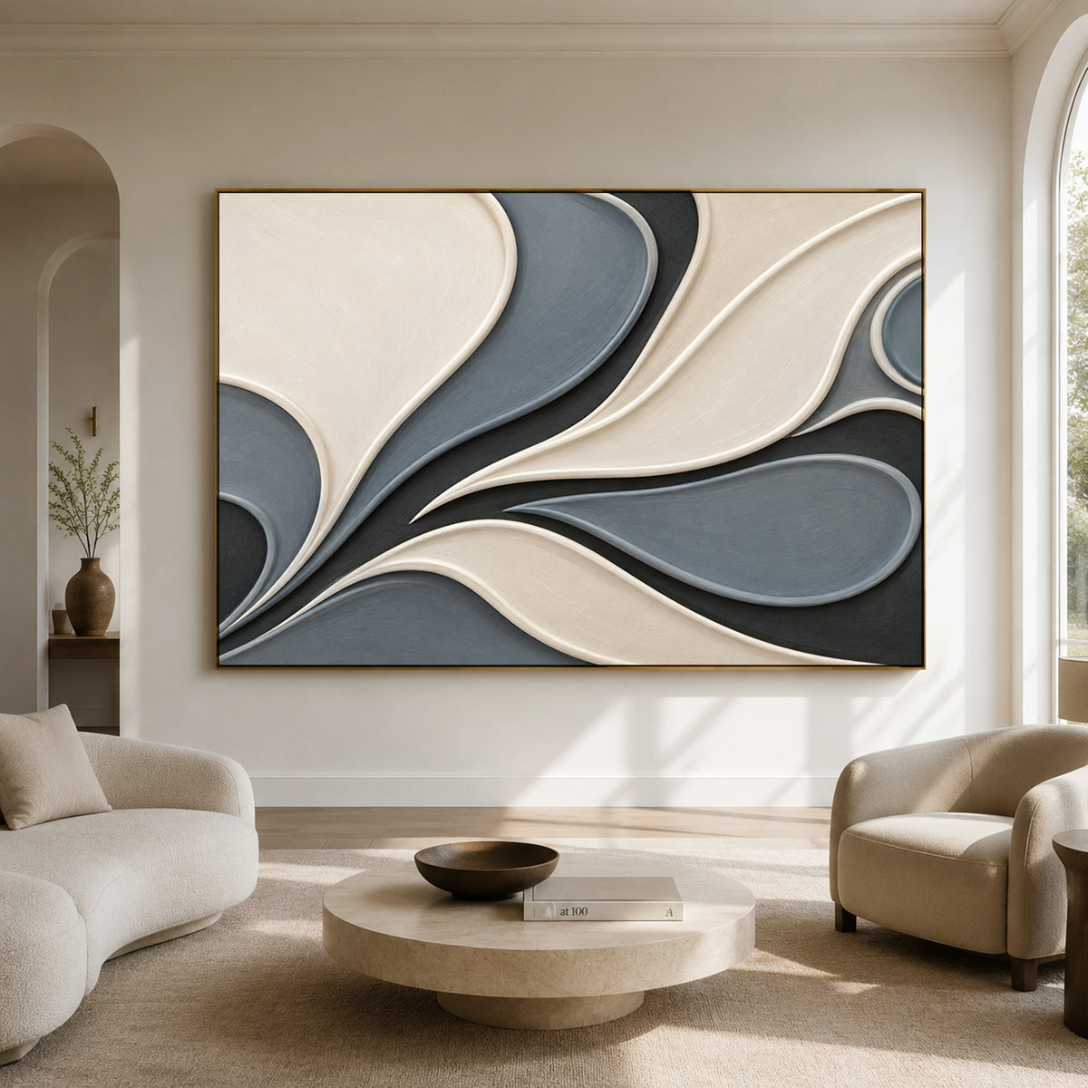 Textured & Impasto Art｜Fluid Balance