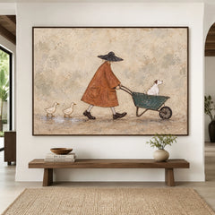 Modern Folk Art｜A Gentle Walk Home