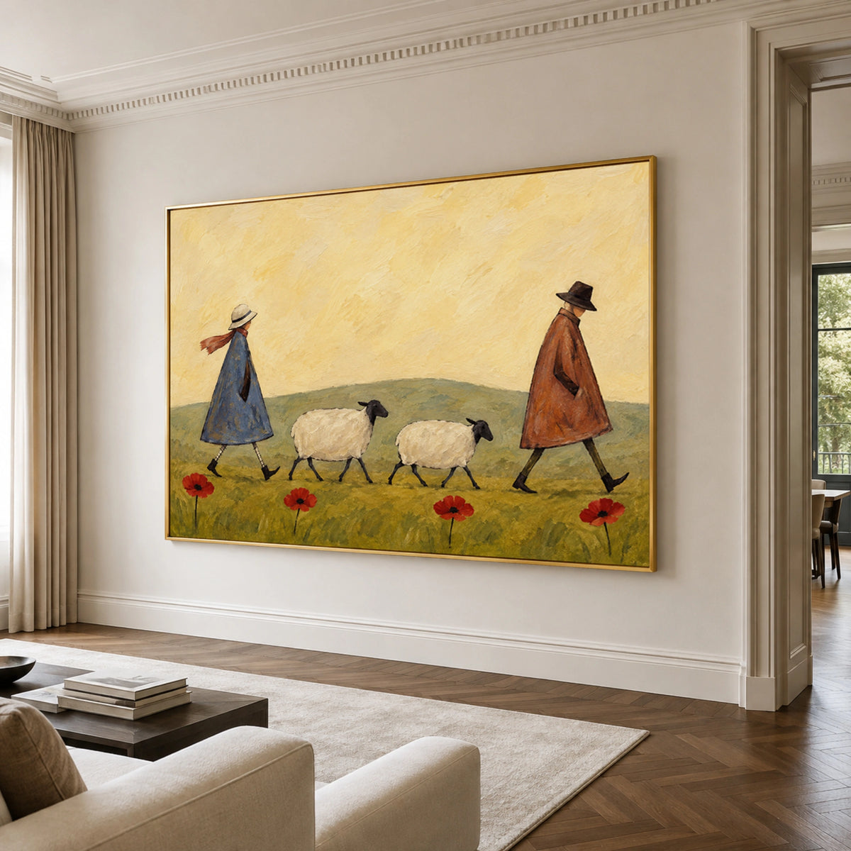Modern Folk Art｜Walking Through the Wildflowers