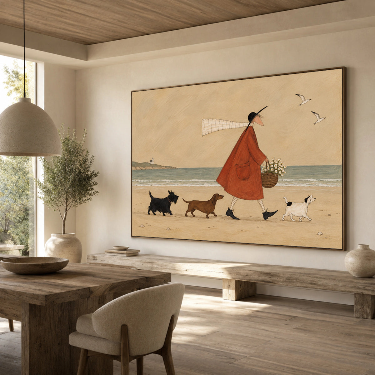 Modern Folk Art｜Coastal Walk with Companions
