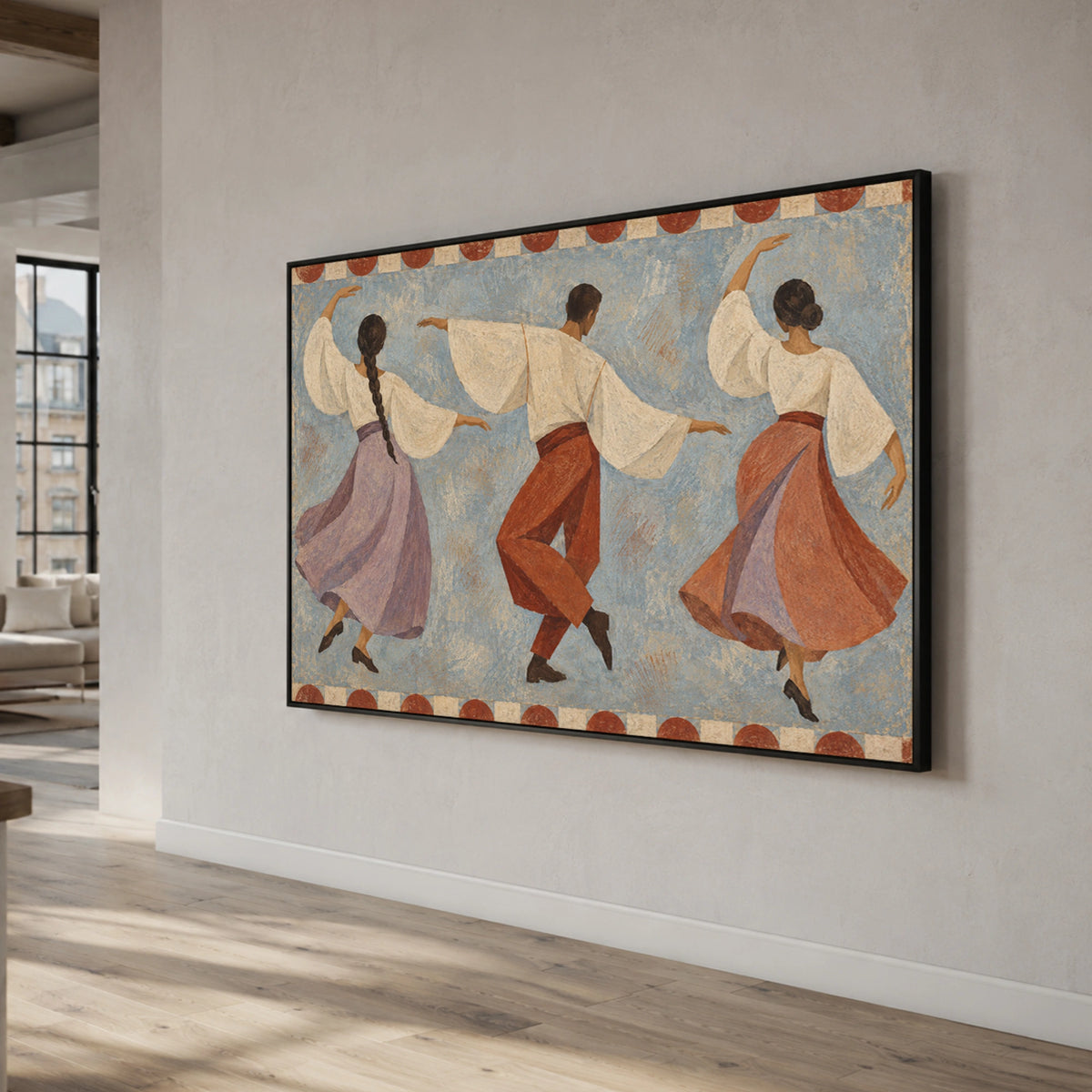 Modern Folk Art｜Dancing Through the Wind