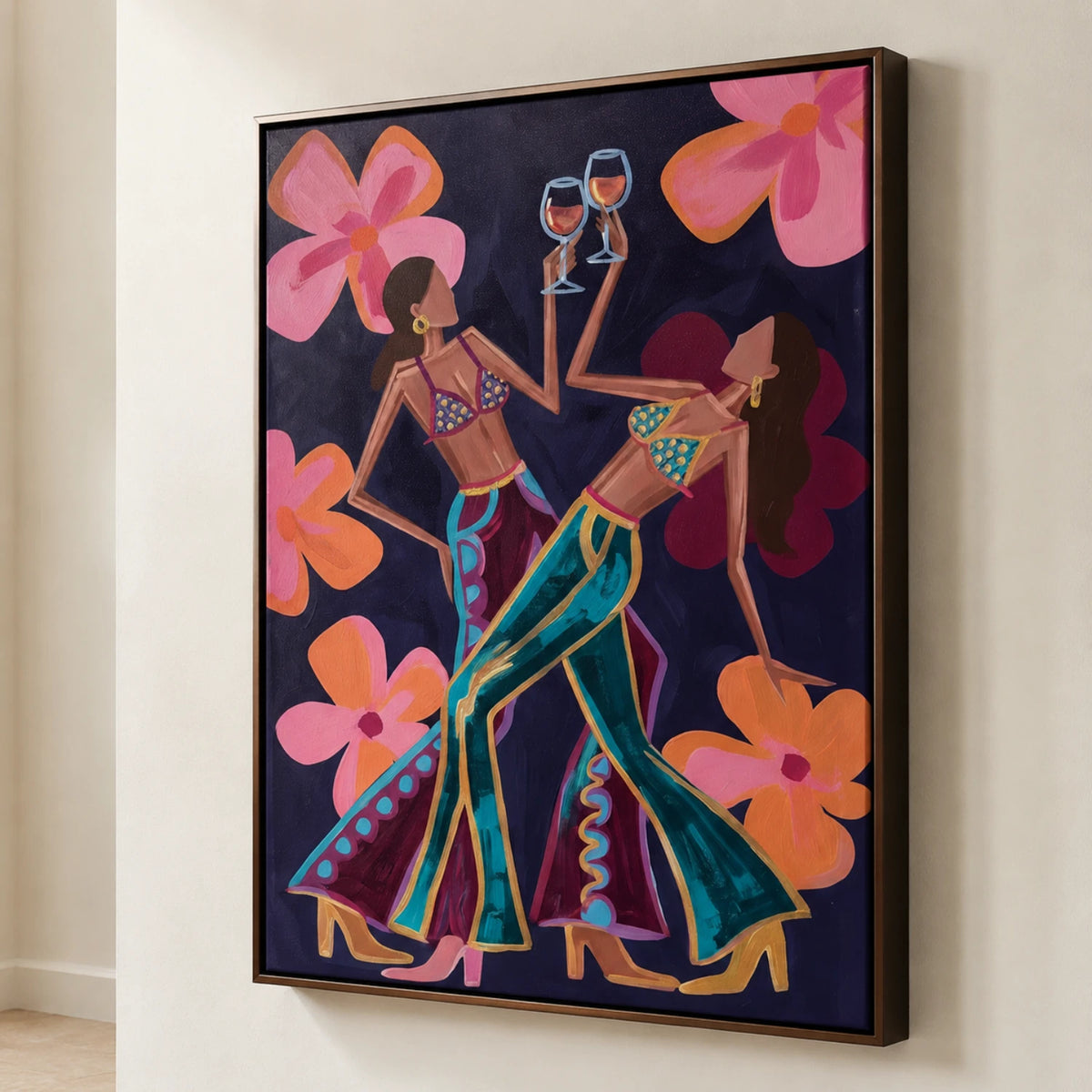 Western Pop Art｜Floral Toast Night