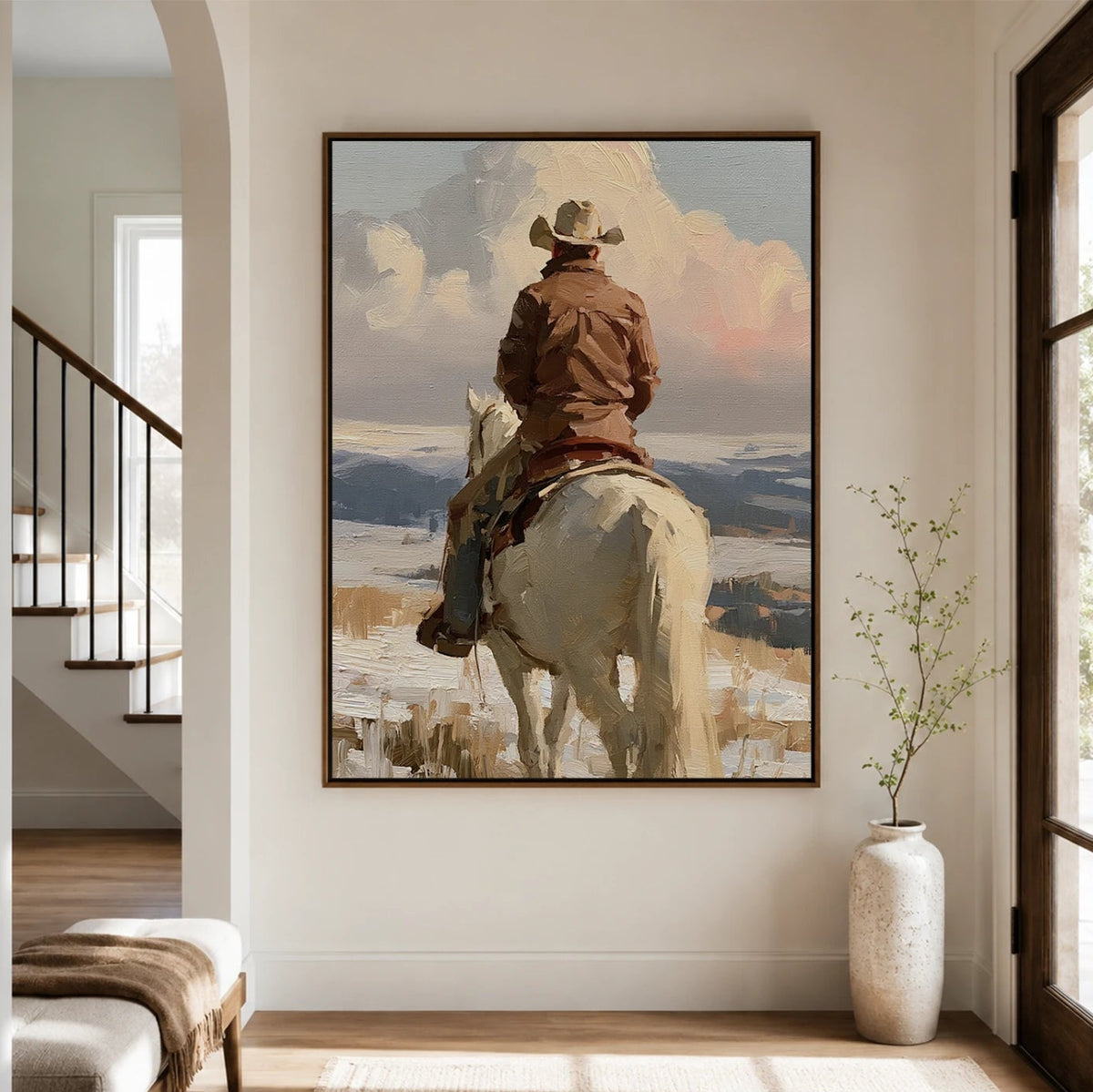Western Landscapes Art｜Winter Rider