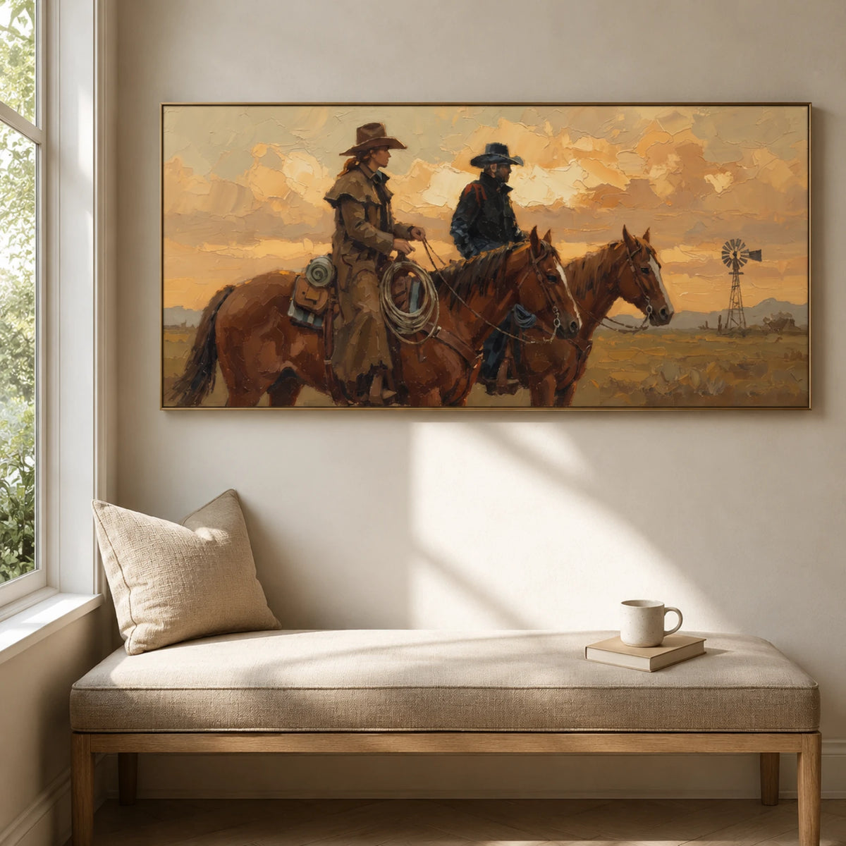 Western Landscapes Art｜Riders Across the Golden Frontier