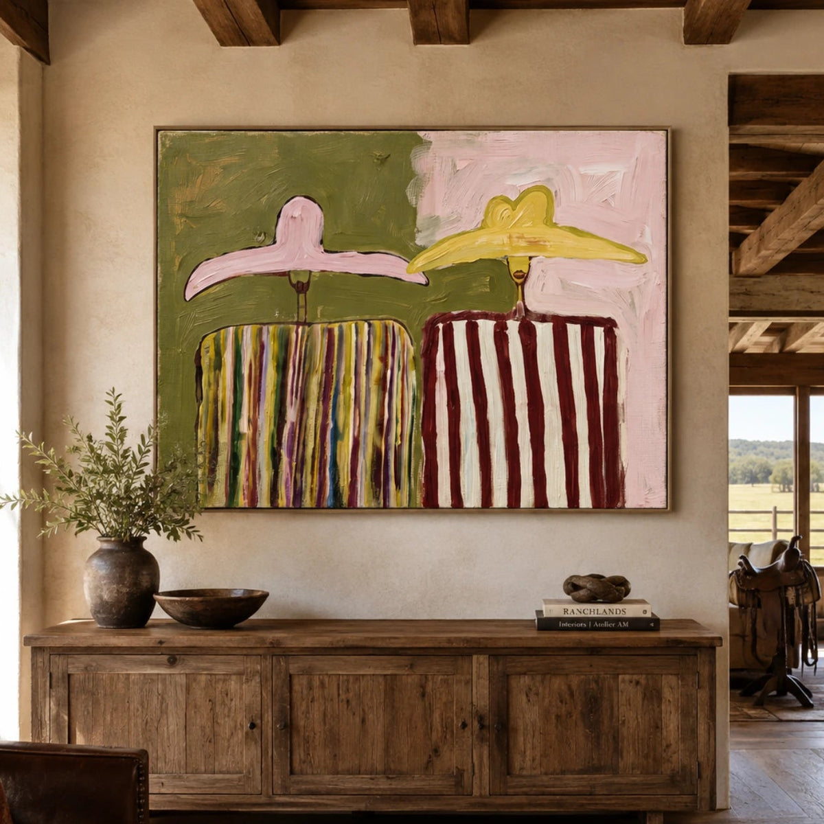 Vintage Americana Art｜Split Reverie