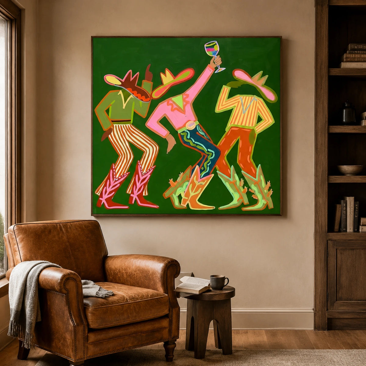 Western Pop Art｜Emerald Revelry