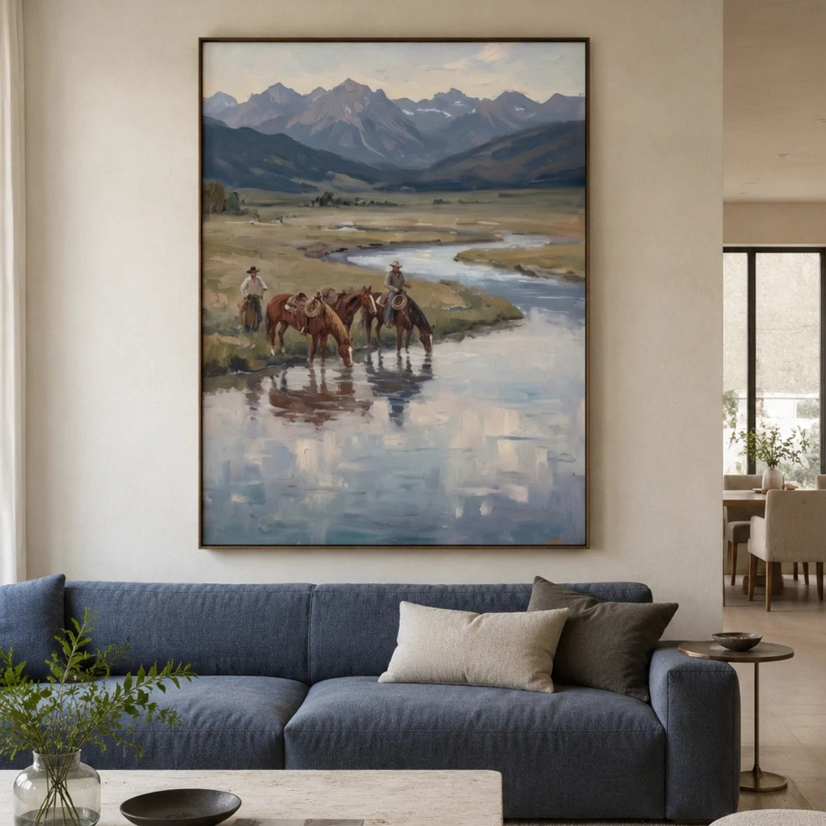 Western Landscapes Art｜River Halt