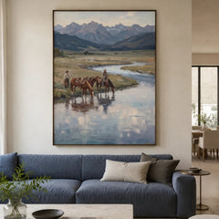 Western Landscapes Art｜River Halt