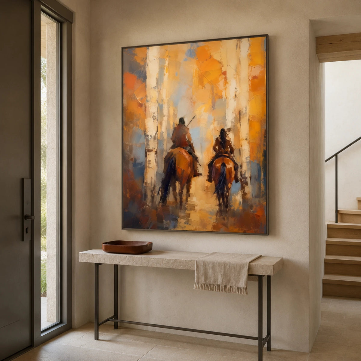 Western Landscapes Art｜Through the Golden Aspen Trail