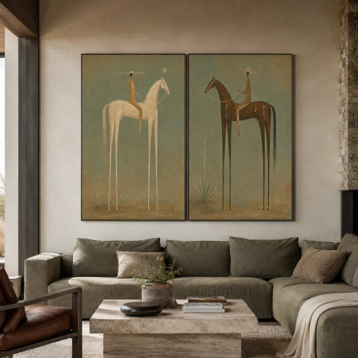 Vintage Americana Art｜Twin Stillness