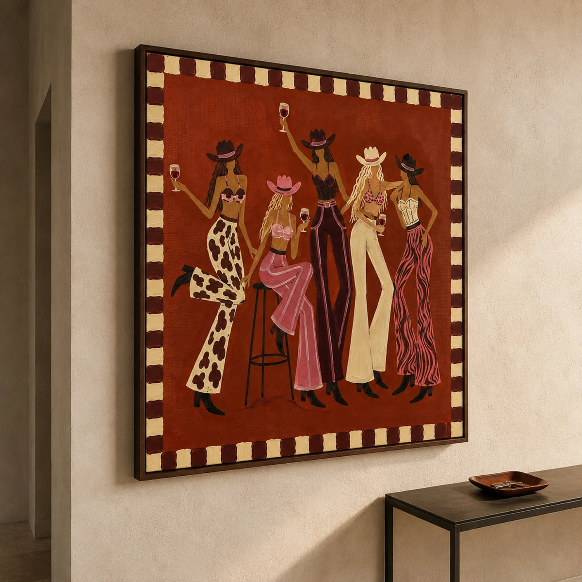Western Pop Art｜Rust Ranch Cheers