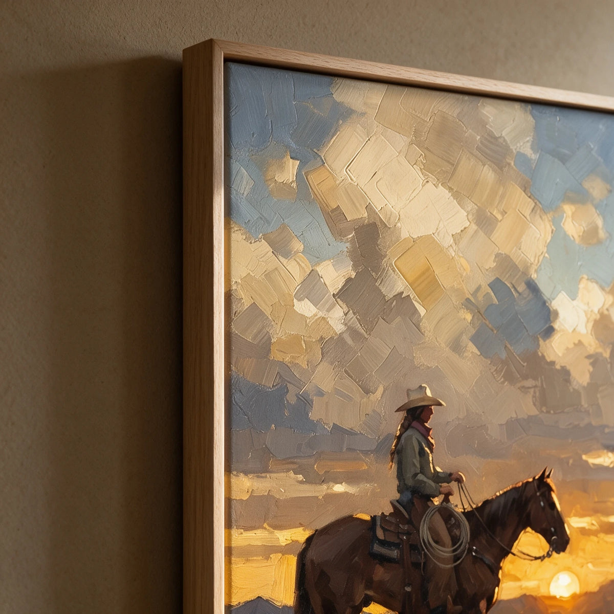 Western Landscapes Art｜Golden Rider