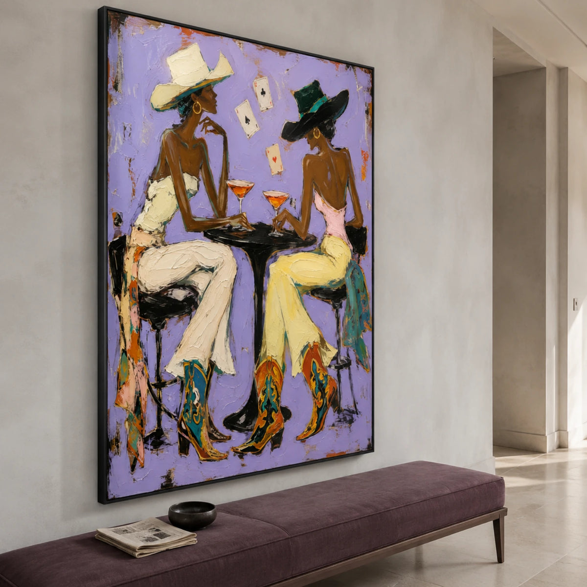 Western Pop Art｜Lavender Card Game