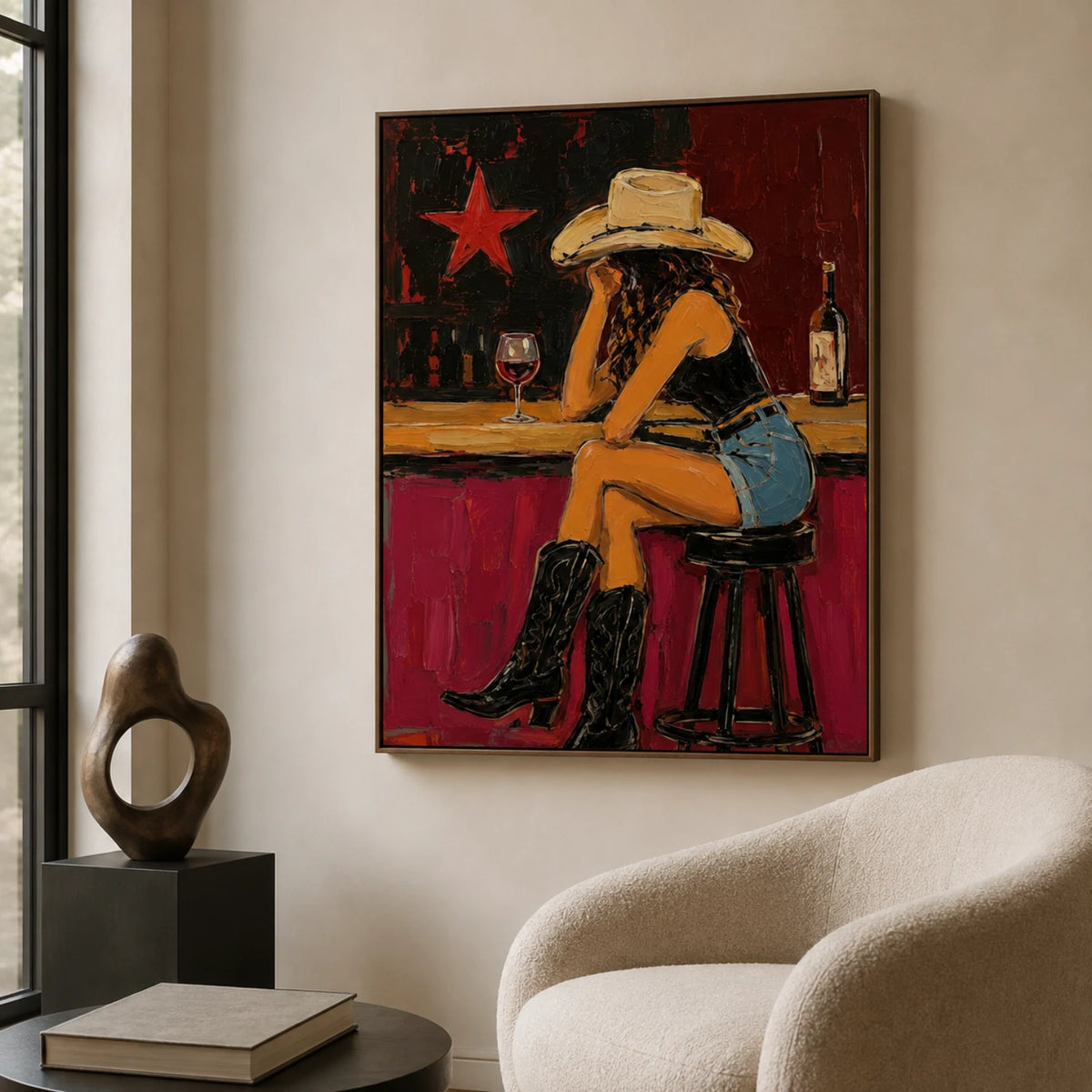 Western Pop Art｜Crimson Bar Nook