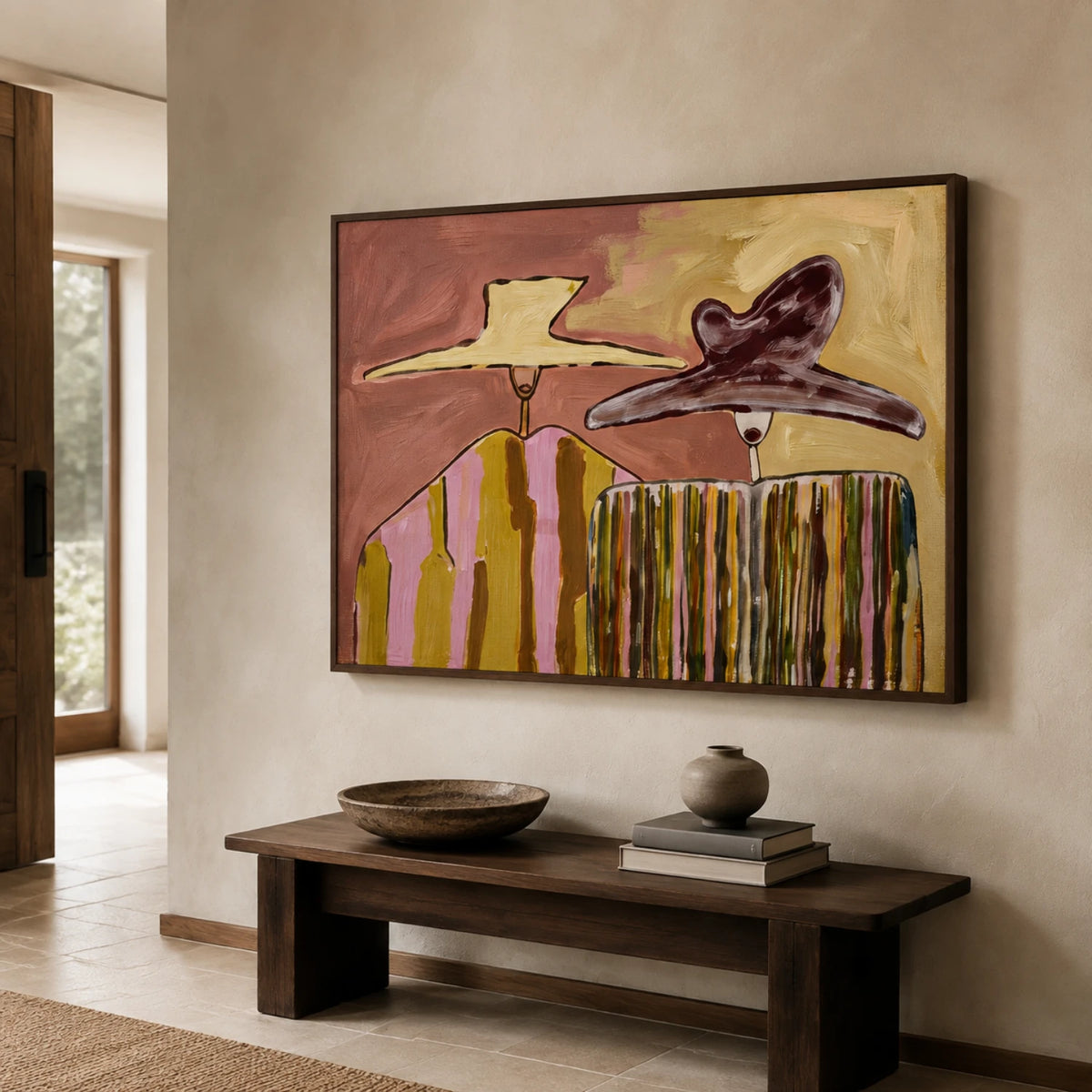 Vintage Americana Art｜Prairie Duet