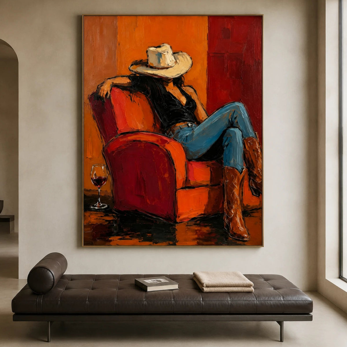 Western Pop Art｜Warm Chair Downtime